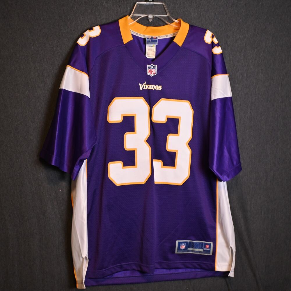 NFL Pro Line Men's XL Minnesota Vikings Jamarca Sanford #33 Jersey Pro Line